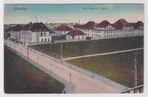 54693 Ak Glauchau - Neue Kasernen, Südseite um 1915