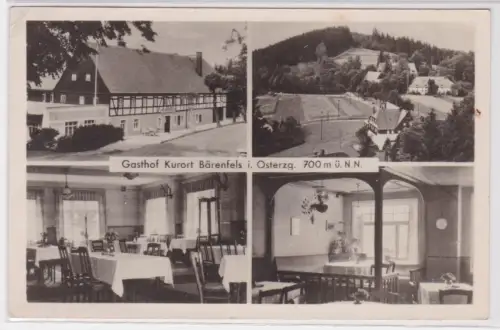 87662 Mehrbild Ak Gasthof Kurort Bärenfels im Osterzg. 1960