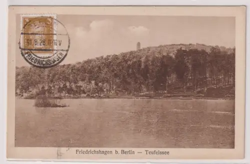 43790 Ak Friedrichshagen b. Berlin - Teufelssee. 1928
