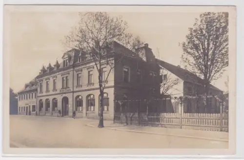 03200 Ak Hotel Claus in Grüna i. Sa. Bes. O. Leichsenring um 1930