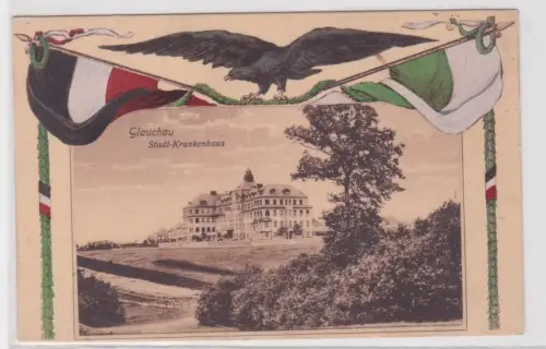 95998 Patriotika Ak Glauchau - Stadt-Krankenhaus 1915
