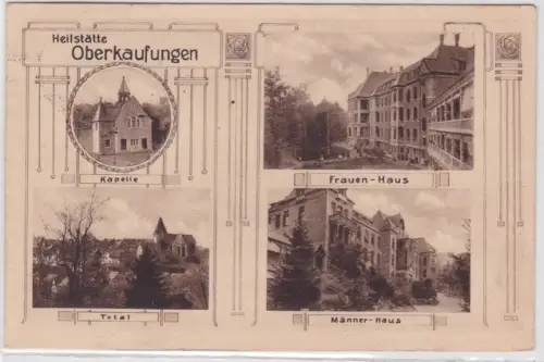 52111 Mehrbild Ak Heilstätte Oberkaufungen - Kapelle, Frauen- und Männer-Haus