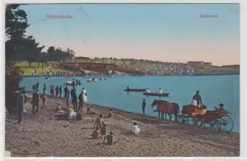 15567  Ak Schönlanke. Zaskersee. 1933