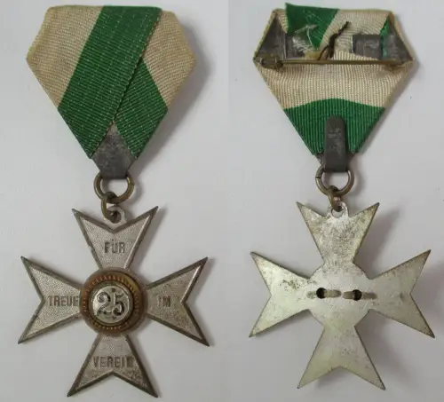 altes Kreuz Sachsen Militärvereinsbund für 25 Jahre (156349)