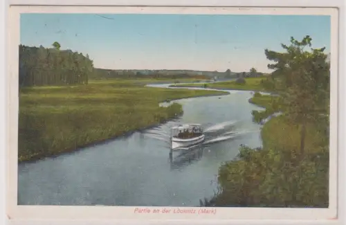 907782 Ak Partie an der Löcknitz (Mark), Etablissement "Bellevue" 1934