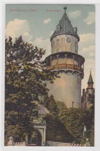 65754 Ak Wiesenburg i. Mark. Schlossturm. um 1940