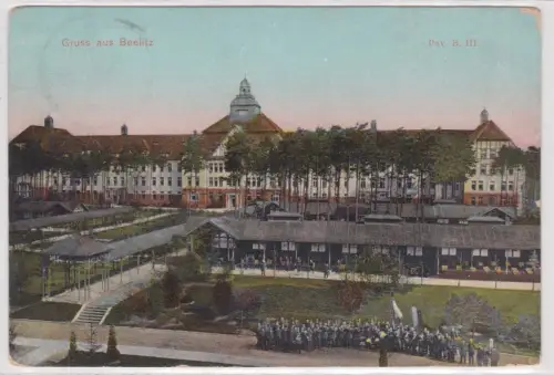 56963 Ak Gruss aus Beelitz Pav. B. III. 1909
