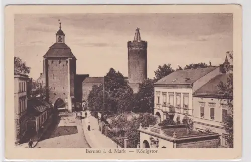 48545 Ak Bernau i. d. Mark - Königstor. um 1940