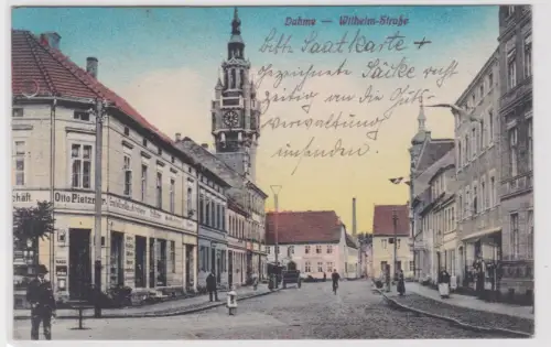 74046 Ak Dahme - Wilhelm-Straße. um 1919
