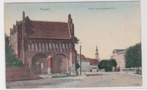 90135 Ak Templin - partie am Prenzlauer-Tor 1908