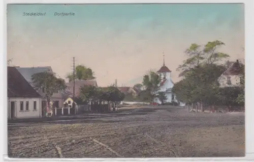 34046 Ak  Steckeldorf Dorfpartie. um 1912