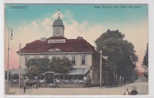 73946 Ak  Oranienburg.  Altes Rathaus jetzt Hotel Burghard. um 1930