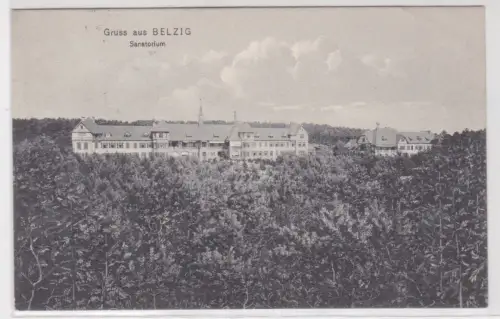83595  Ak Gruss aus BELZIG. Sanatorium. 1911