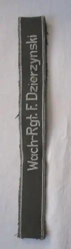 DDR Ärmelband für Uniform -Jacke Wachregiment Feliks Dzierzynski Stasi (168476)