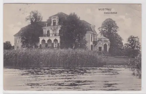67305  Ak WUSTRAU.  Zieten-Schloß. 1916