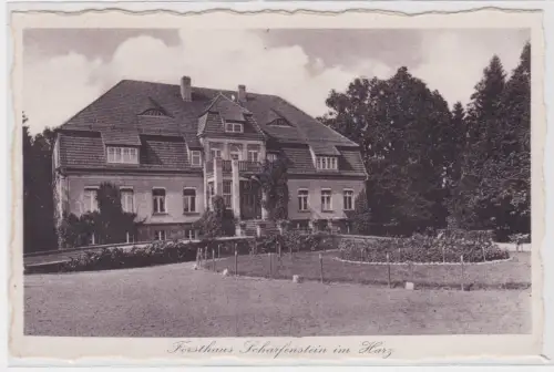 901164 Karte Forsthaus Scharfenstein im Harz