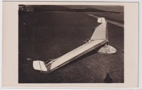 94469 Foto Ak seltenes Flugzeug Lippisch Storch V um 1930