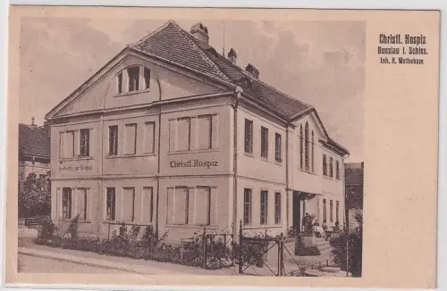 50337 Ak Bunzlau in Schlesien Christliches Hospiz 1922