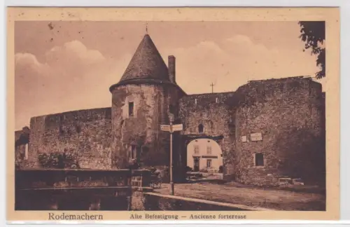 908970 Ak Rodemachern Alte Befestigung - Ancienne forteresse. um 1930