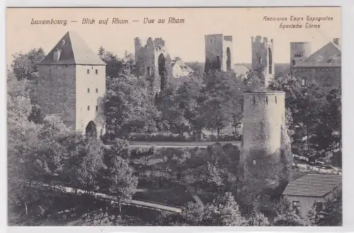 908971 Ak Luxembourg - Blick auf Rham - Due au Rham. um 1930