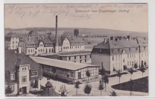 908853  Feldpost Ak Teilansicht vom Truppenlager Ohrdruf. 1916