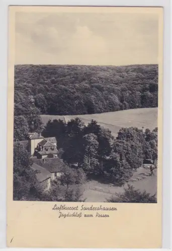 908957 Ak Luftkurort Sondershausen - Jagdschloß zum Possen um 1920