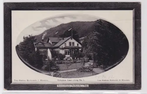 908956 Präge Rahmen Ak Sommerfrische Hockeroda i. Thüringen 1912