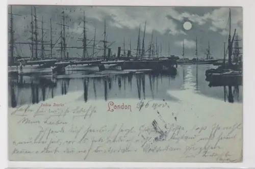 908726 Ak London. India Docks. 1900