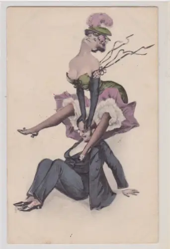 909082 Künstler Ak Verlag Sect Erotik Tanzen um 1920