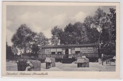 909641 Ak Ostseebad Kölpinsee Strandhalle 1943