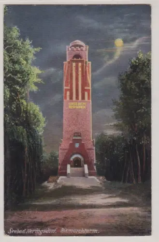 909639 Ak Seebad Heringsdorf. Bismarckturm. 1912