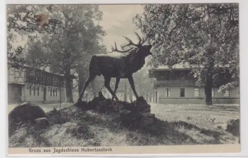 909388 Ak Gruss aus Jagdschloss Hubertusstock am Werbellinsee Schorfheide 1913