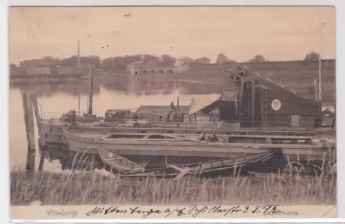 909274  Ak Wittenberge. Stepnitzbrücke. 1907