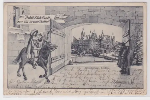 909279  Ak Schwerin i. M. Grossherzogl. Schloss. um 1912