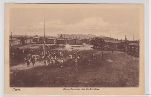 909024  Ak Rügen. Wieck, Baracken des Kinderheims. um 1910