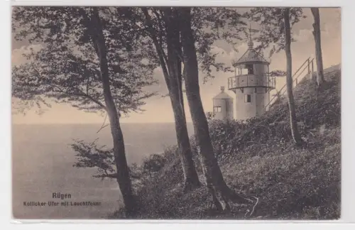909025  Ak Rügen.  Kollicker Ufer mit Leuchtfeuer. 1925