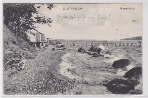 909040 Ak LAUTERBACH. Herrenbad. um 1904