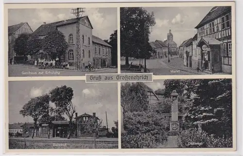 906319 Mehrbild Ak Großenehrich Thüringen Gasthaus zu Erholung um 1940