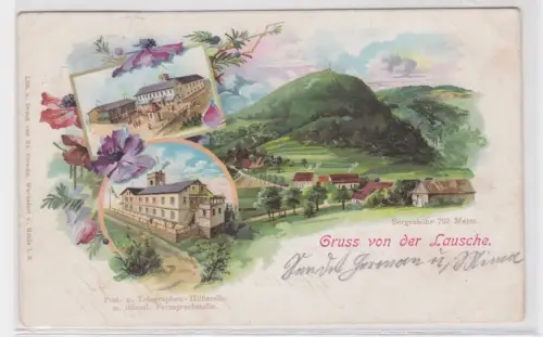 908677 Mehrbild Ak Gruss von der Lausche. Bergeshöhe 792 Meter. 1904