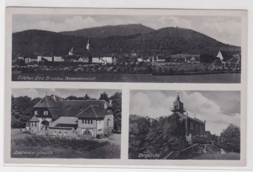 910694 Mehrbild Ak Zobten Bez. Breslau. Gesamtansicht. um 1902