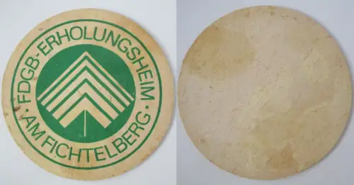 Bierdeckel DDR FDGB-Erholungsheim am Fichtelberg (157453)