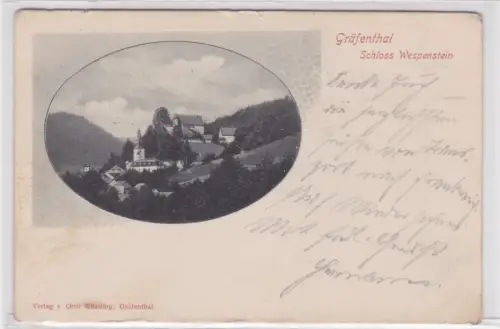 910440 Ak Gräfenthal Schloss Wespenstein. 1914
