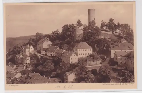 910445 Ak Lobenstein. Blink nach dem Schlossberg. 10.06.1933