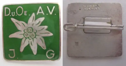 Abzeichen Deutscher und Österreichischer Alpenverein D.u.Oe.A.V. Jungmannschaft