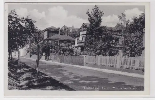 910461 Ak Leutenberg i. Tnür. - Wurzbacher Straße. 1938