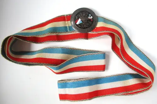 Studentika Schärpe Landsmannschaft Rhenannia zu Münster um 1920 (103938)