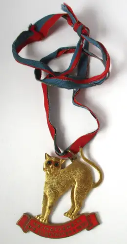 emailliertes Abzeichen Heimatverein die Oldstädter e.V. Katze 1930 (114322)