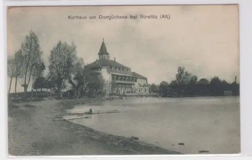 910332 Ak Kurhaus am Domjüchsee bei Strelitz (Alt). 1909