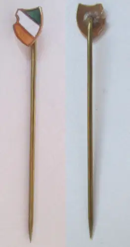 Abzeichen Nadel Wappen Studentenverbindung grün-weiß-gelb Studentika (139297)