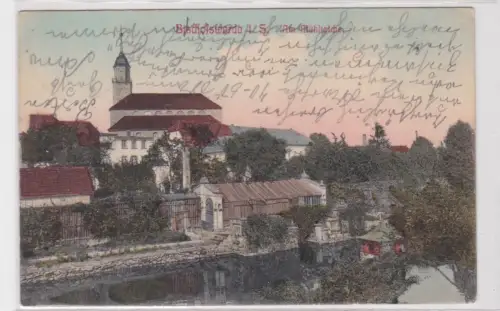 908685  Ak Bischofswerda i. S. Am Mühlteiche. 1910